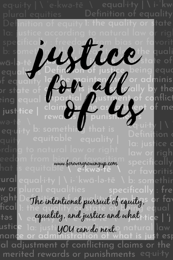 justice for all of us pin